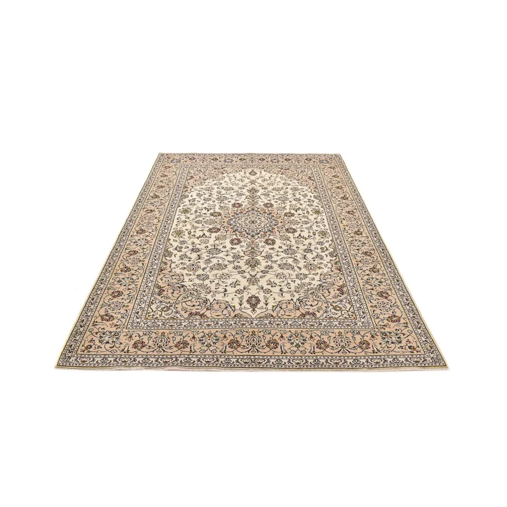 Persisk teppe - Keshan - 290 x 197 cm - mørk beige
