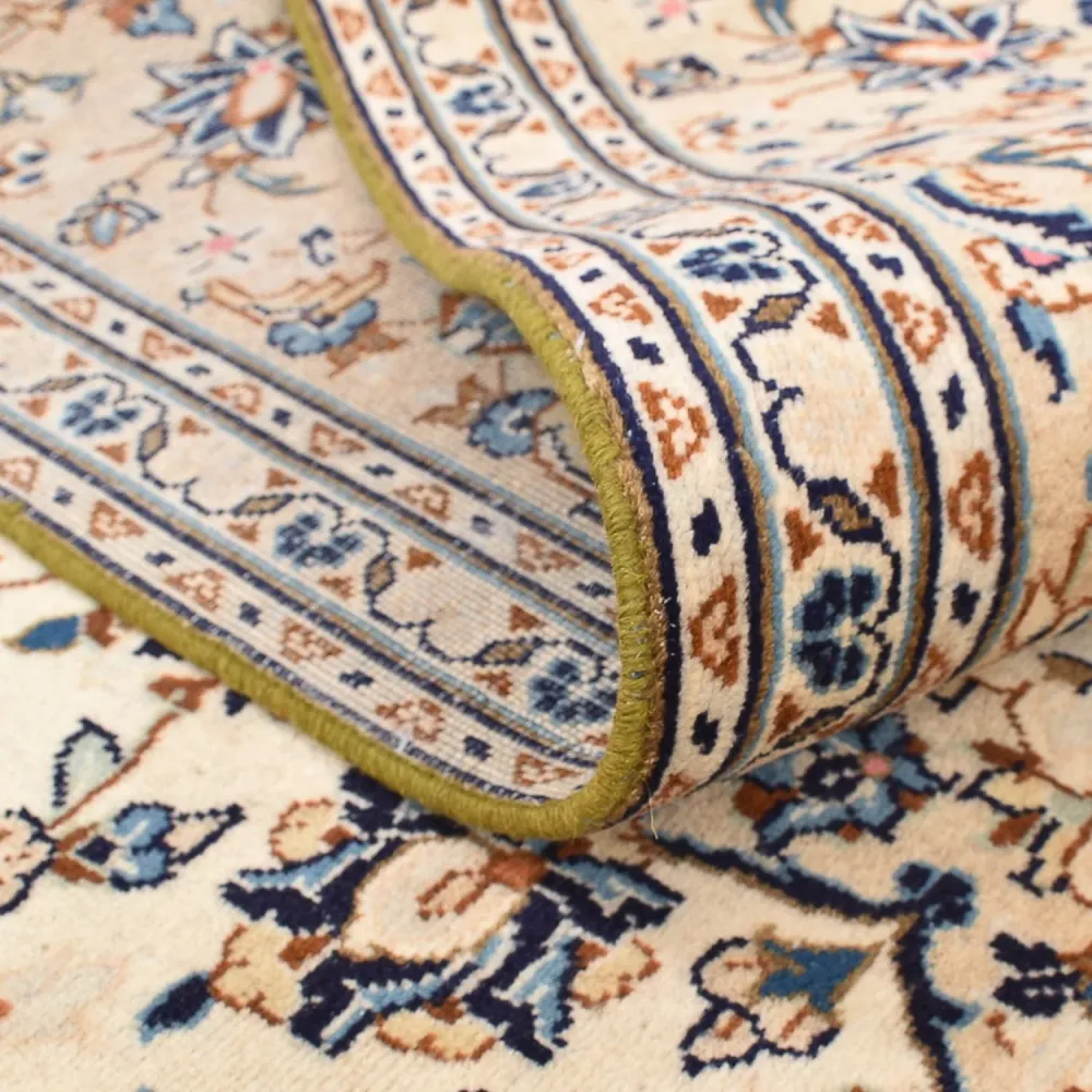 Persisk teppe - Keshan - 293 x 201 cm - lys beige