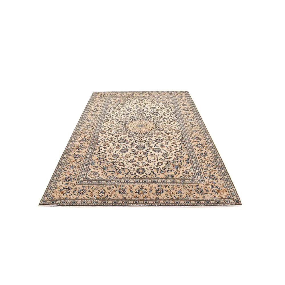 Persisk teppe - Keshan - 293 x 201 cm - lys beige