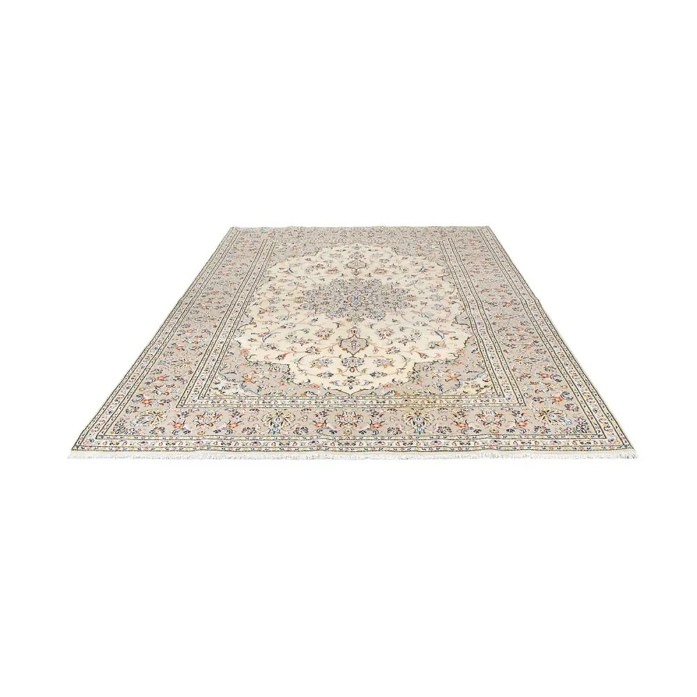 Persisk teppe - Keshan - 295 x 194 cm - lys beige