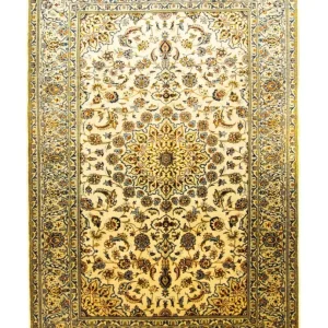 Persisk teppe - Keshan - 295 x 195 cm - beige
