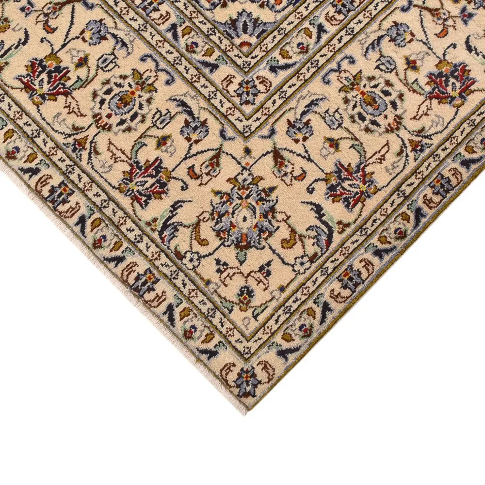 Persisk teppe - Keshan - 295 x 196 cm - lys beige