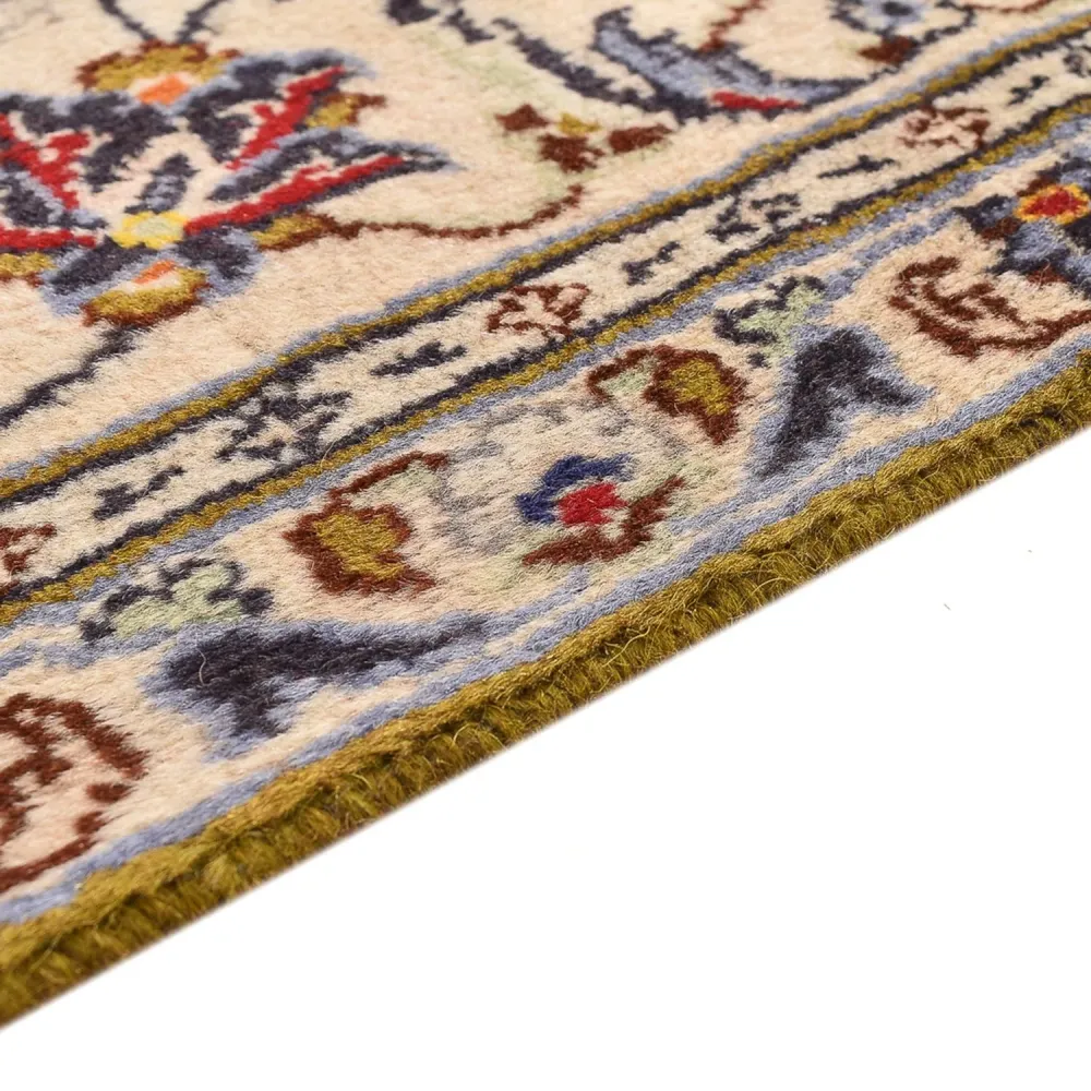 Persisk teppe - Keshan - 295 x 196 cm - lys beige