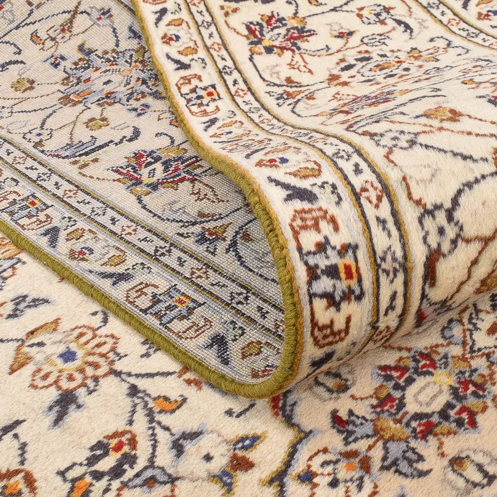 Persisk teppe - Keshan - 296 x 198 cm - beige