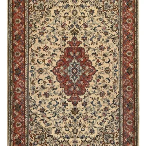 Persisk teppe - Keshan - 296 x 201 cm - beige