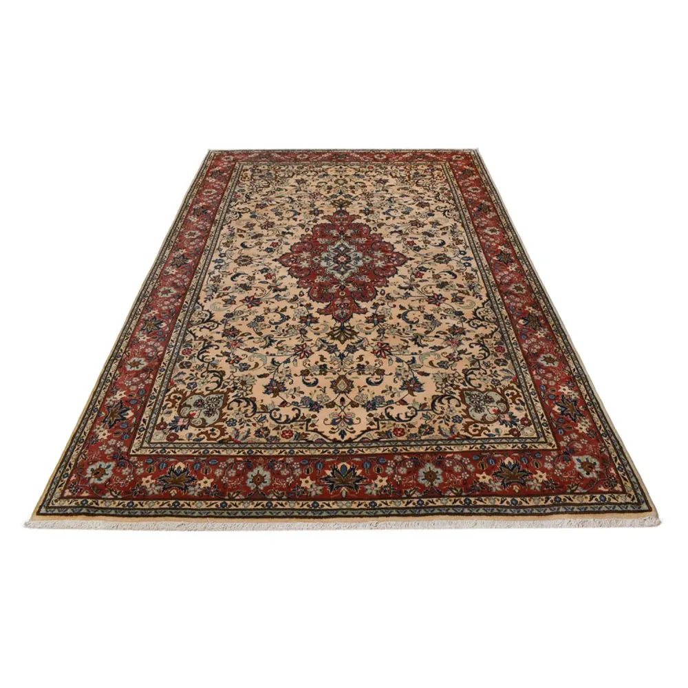 Persisk teppe - Keshan - 296 x 201 cm - beige