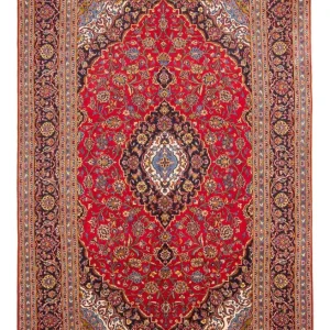 Persisk teppe - Keshan - 296 x 203 cm - rød