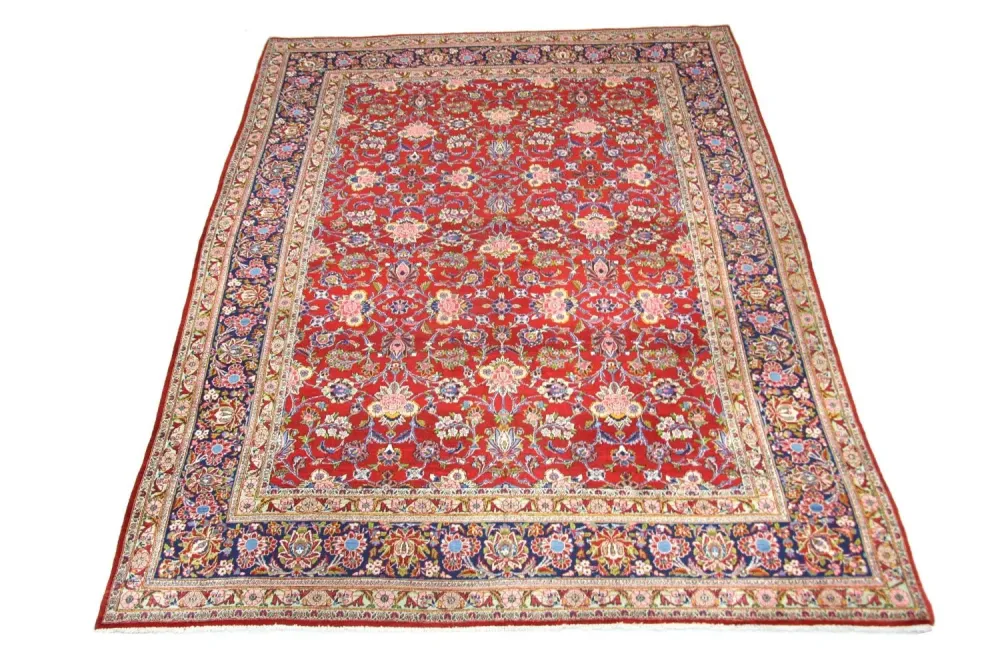 Persisk teppe - Keshan - 296 x 210 cm - rød