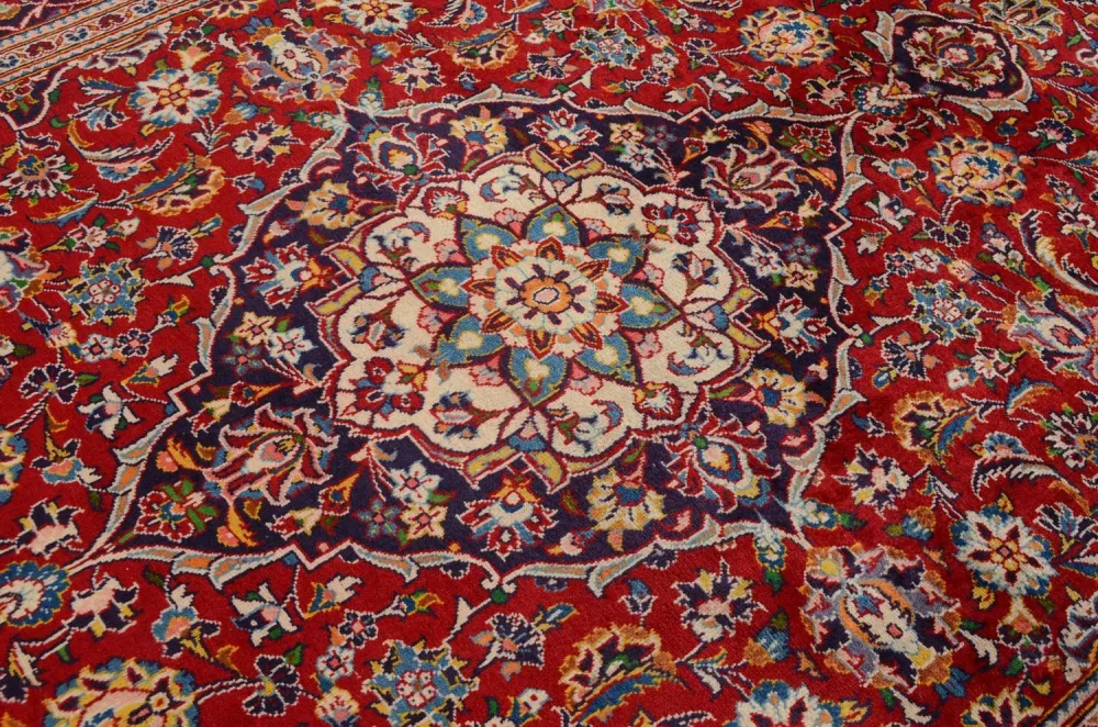 Persisk teppe - Keshan - 297 x 200 cm - rød