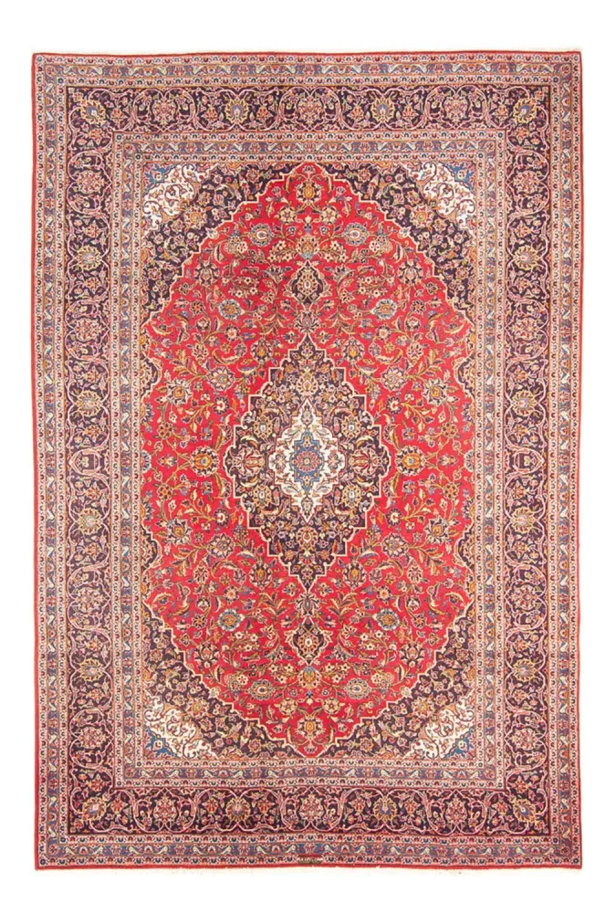 Persisk teppe - Keshan - 297 x 207 cm - rød