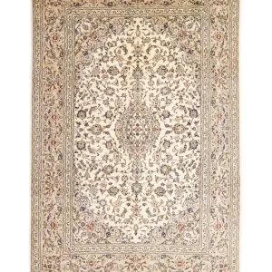 Persisk teppe - Keshan - 298 x 194 cm - beige