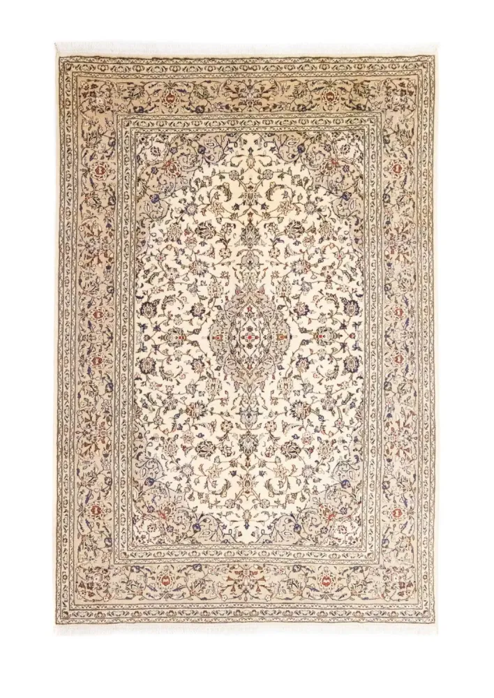 Persisk teppe - Keshan - 298 x 194 cm - beige