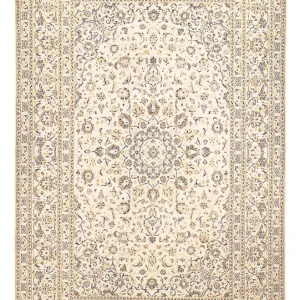 Persisk teppe - Keshan - 298 x 202 cm - beige