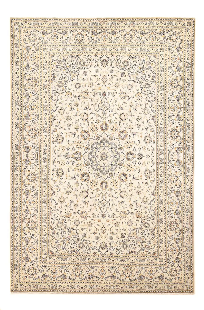 Persisk teppe - Keshan - 298 x 202 cm - beige