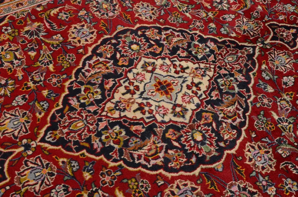 Persisk teppe - Keshan - 299 x 194 cm - rød