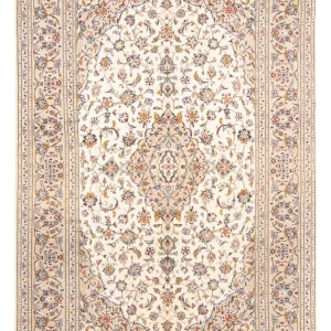 Persisk teppe - Keshan - 300 x 194 cm - krem