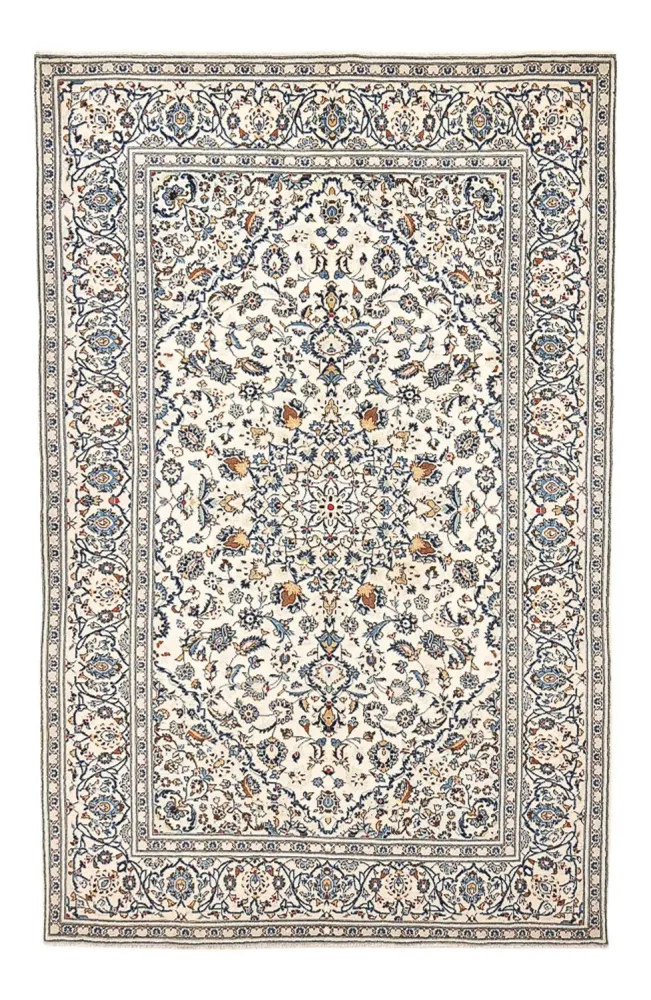 Persisk teppe - Keshan - 300 x 195 cm - mørk beige