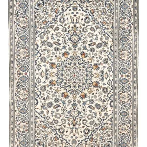 Persisk teppe - Keshan - 300 x 195 cm - mørk beige