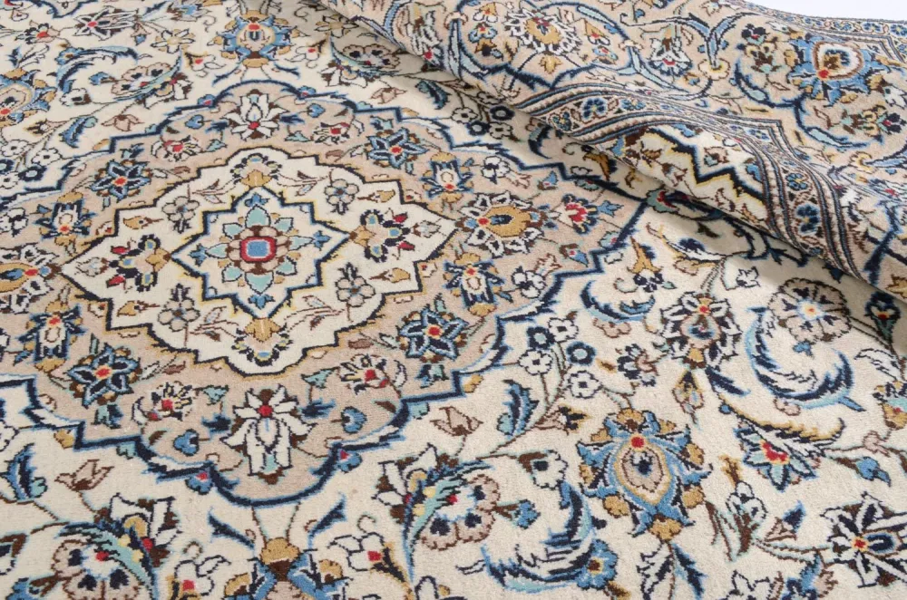 Persisk teppe - Keshan - 300 x 198 cm - beige
