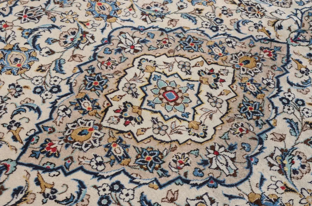 Persisk teppe - Keshan - 300 x 198 cm - beige