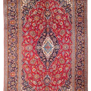 Persisk teppe - Keshan - 300 x 200 cm - rød