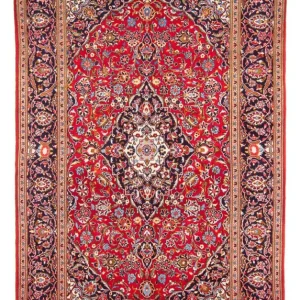 Persisk teppe - Keshan - 300 x 200 cm - rød