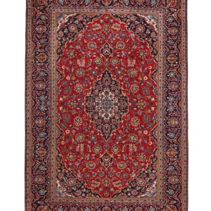 Persisk teppe - Keshan - 300 x 200 cm - rød