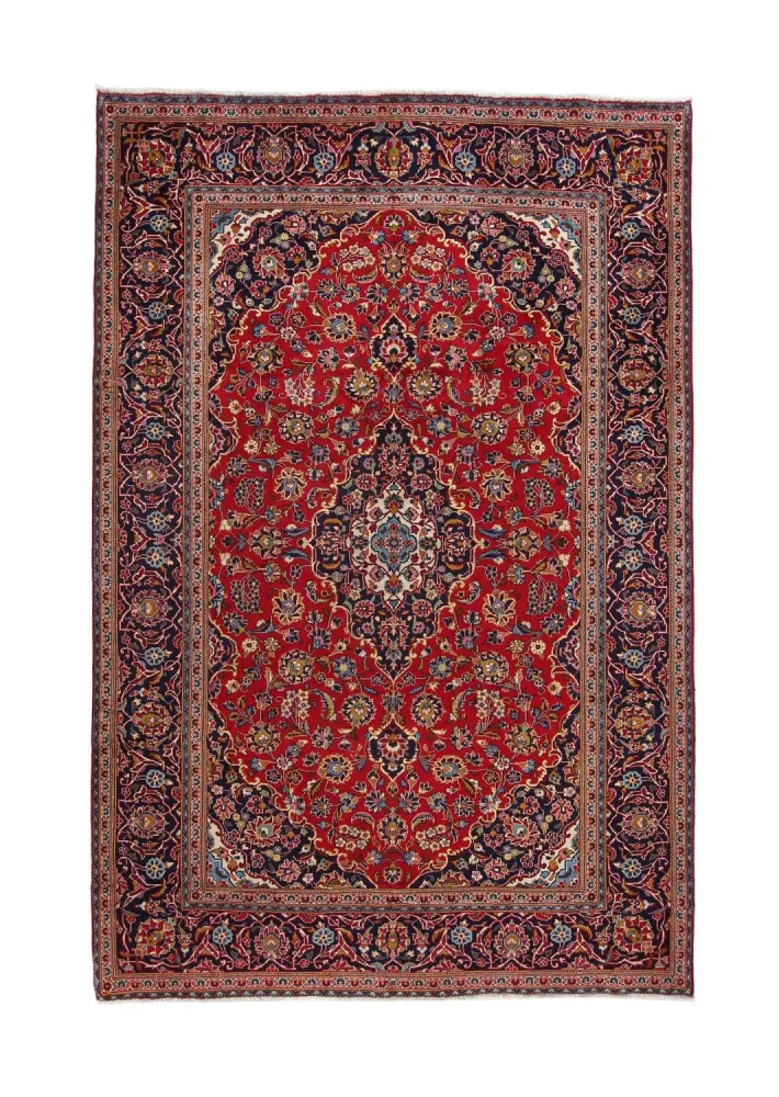 Persisk teppe - Keshan - 300 x 200 cm - rød