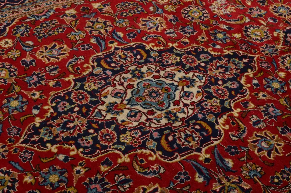 Persisk teppe - Keshan - 300 x 200 cm - rød