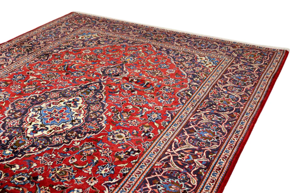 Persisk teppe - Keshan - 300 x 200 cm - rød