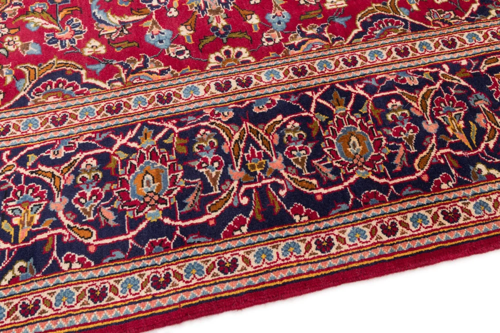Persisk teppe - Keshan - 300 x 200 cm - rød