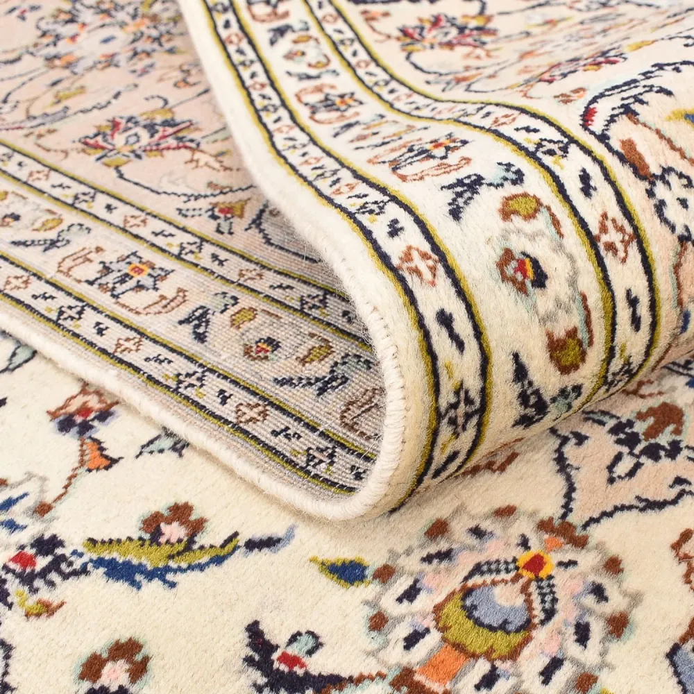 Persisk teppe - Keshan - 300 x 200 cm - lys beige