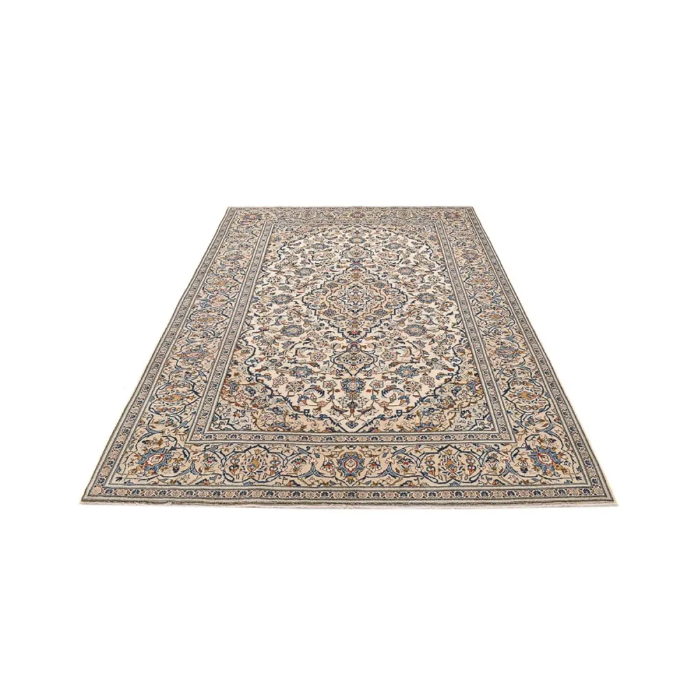 Persisk teppe - Keshan - 300 x 200 cm - lys beige