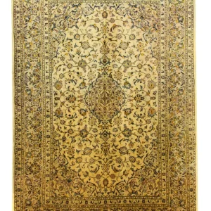 Persisk teppe - Keshan - 300 x 202 cm - beige
