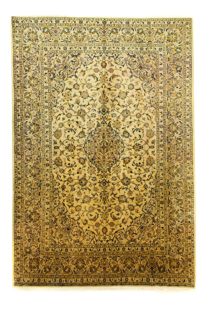 Persisk teppe - Keshan - 300 x 202 cm - beige