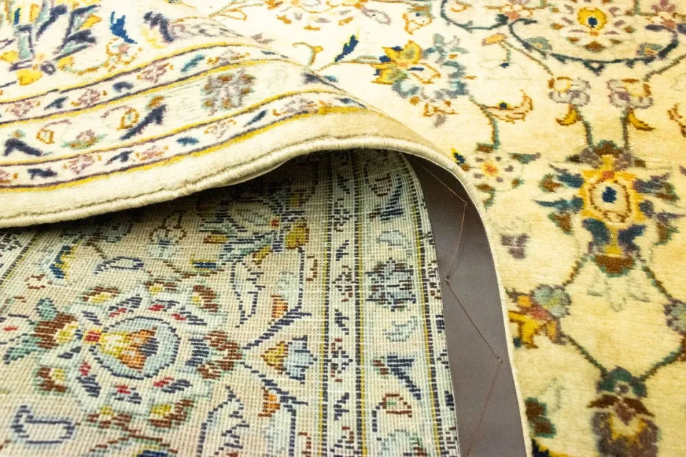 Persisk teppe - Keshan - 300 x 202 cm - beige