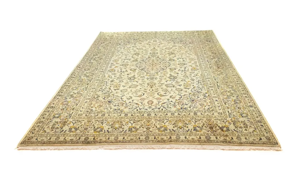 Persisk teppe - Keshan - 300 x 202 cm - beige