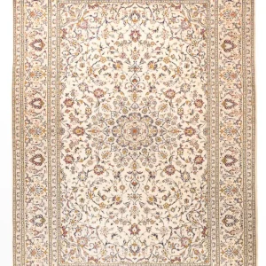 Persisk teppe - Keshan - 300 x 204 cm - beige