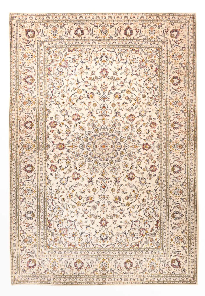 Persisk teppe - Keshan - 300 x 204 cm - beige