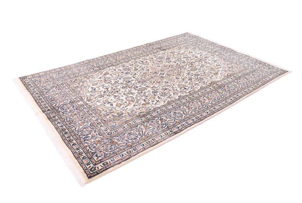 Persisk teppe - Keshan - 300 x 205 cm - krem