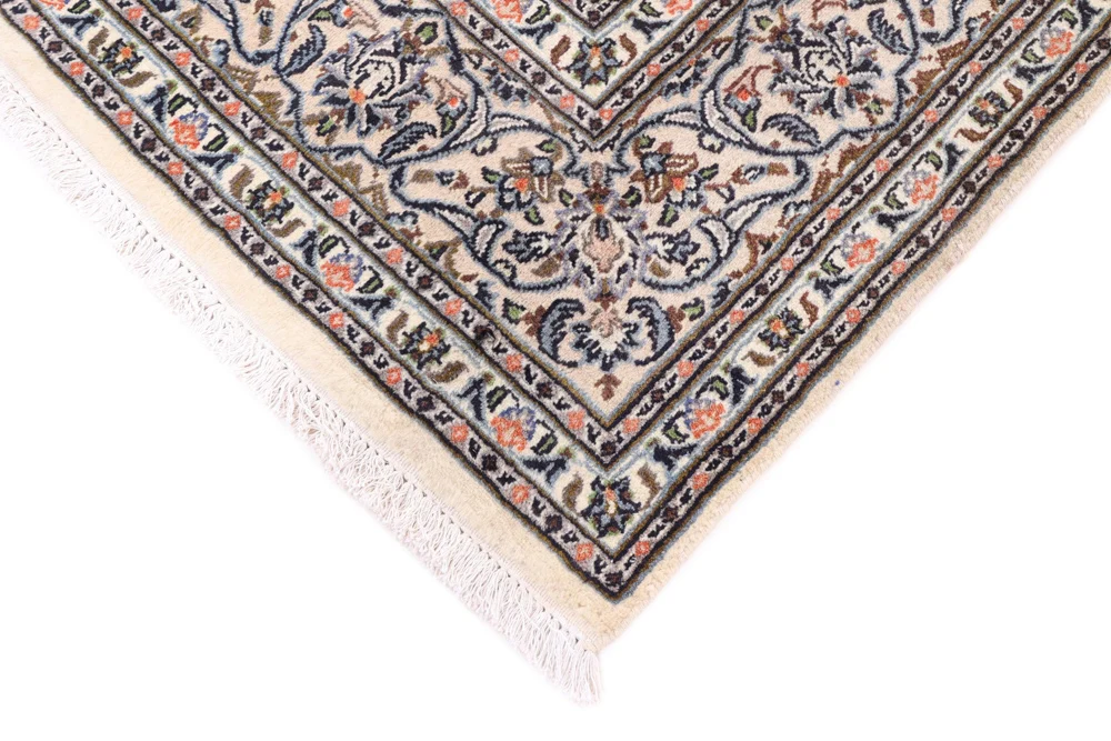 Persisk teppe - Keshan - 300 x 205 cm - krem