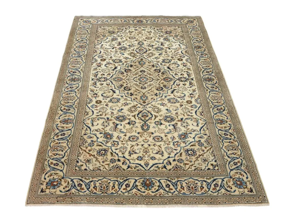 Persisk teppe - Keshan - 302 x 194 cm - beige