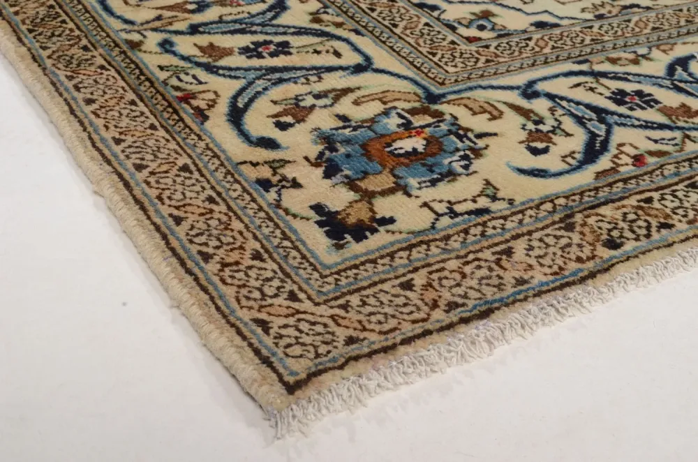Persisk teppe - Keshan - 302 x 194 cm - beige