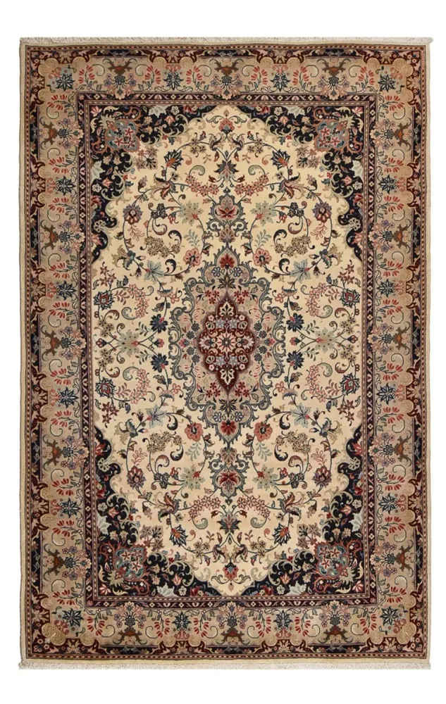 Persisk teppe - Keshan - 302 x 197 cm - beige