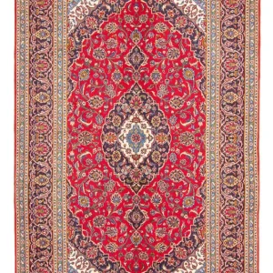 Persisk teppe - Keshan - 302 x 205 cm - rød