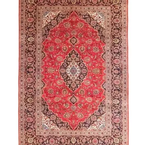 Persisk teppe - Keshan - 303 x 202 cm - rød