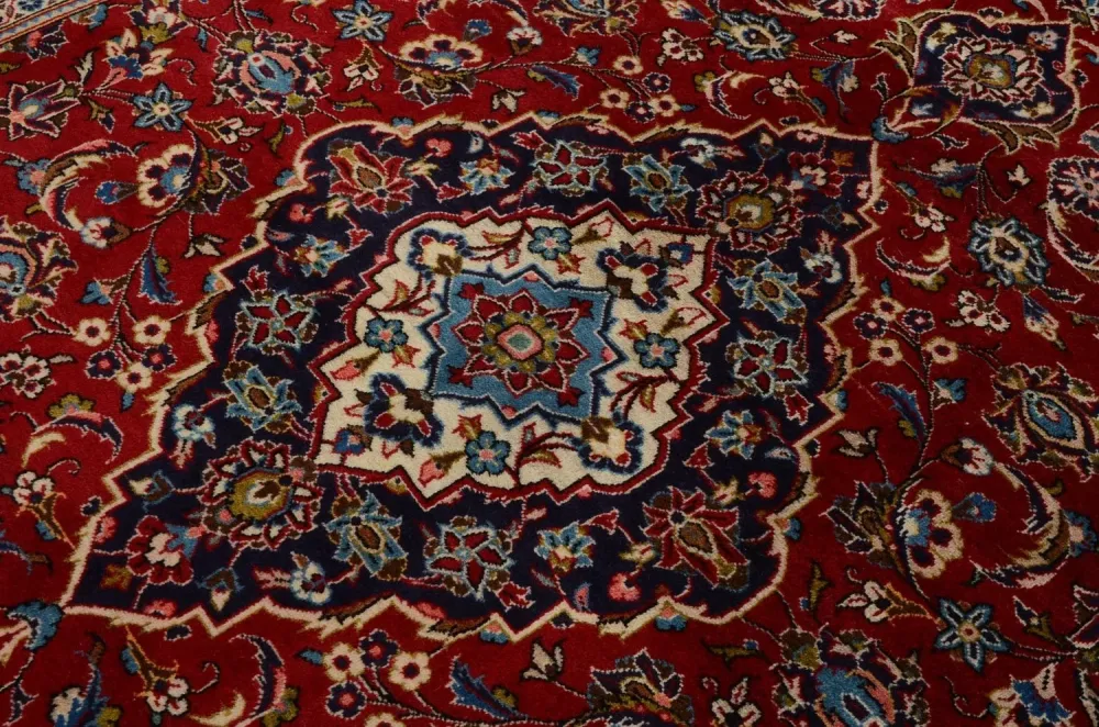 Persisk teppe - Keshan - 303 x 202 cm - rød