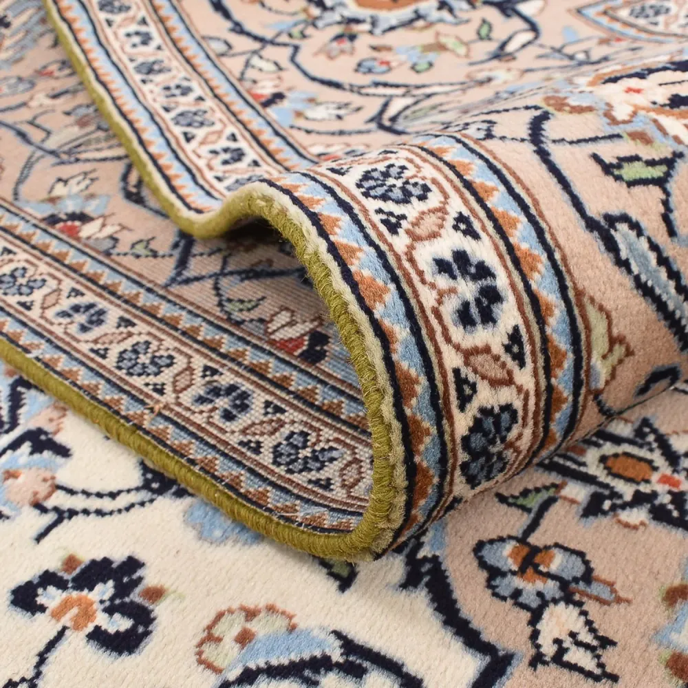 Persisk teppe - Keshan - 303 x 202 cm - mørk beige
