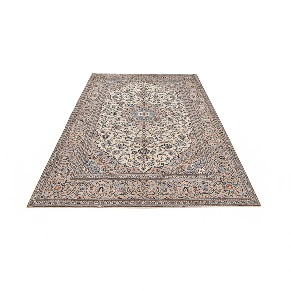 Persisk teppe - Keshan - 303 x 202 cm - mørk beige