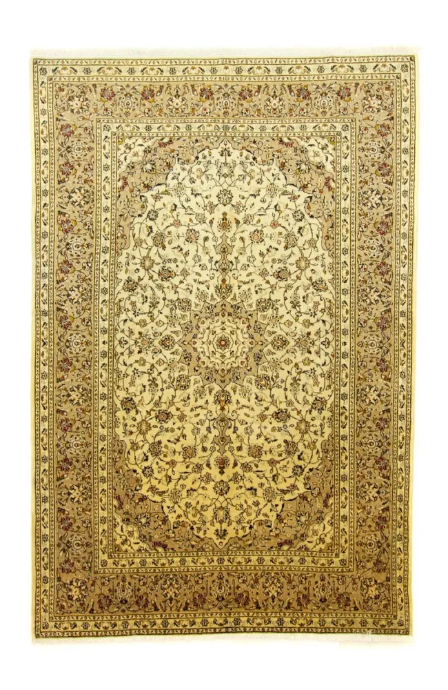 Persisk teppe - Keshan - 305 x 195 cm - beige